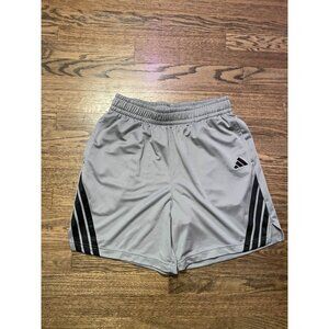 Adidas Men's Athletic Training Shorts Three Stripes Polyester Dri-Fit Size M